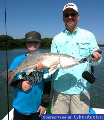 Catching redfish in Clearwater Fl
