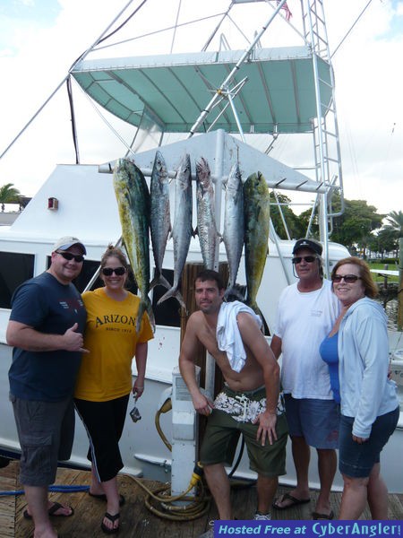 Sportfishing catch with Fishing Headquarters