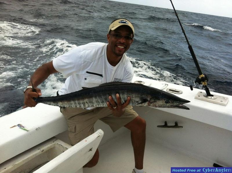 Nice wahoo caught sportfishing