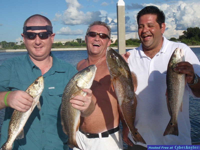 tampa bay redfish fishing charters