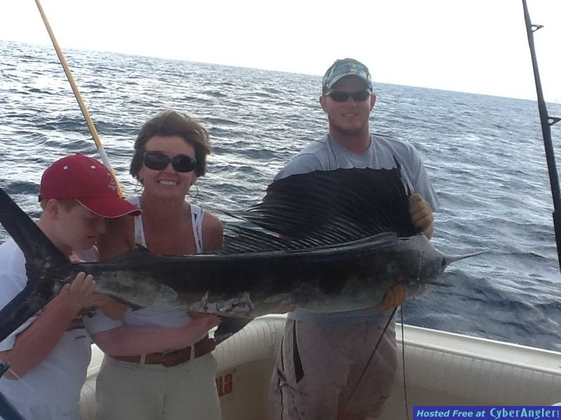 Alden's First Two Sailfish