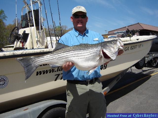 Big Lake Lanier Striper