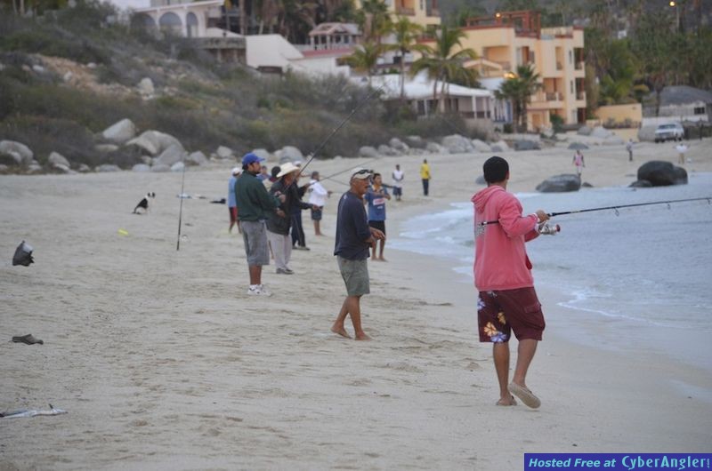 beach fisherman