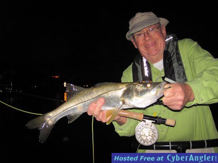 Bill Rhodes Sarasota night fly snook
