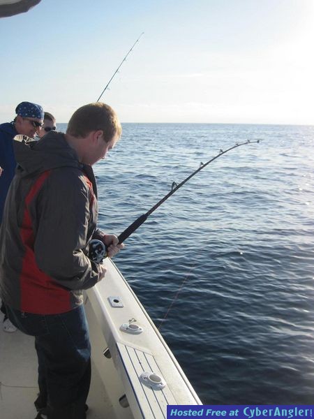 Red Snapper on the line - first drop