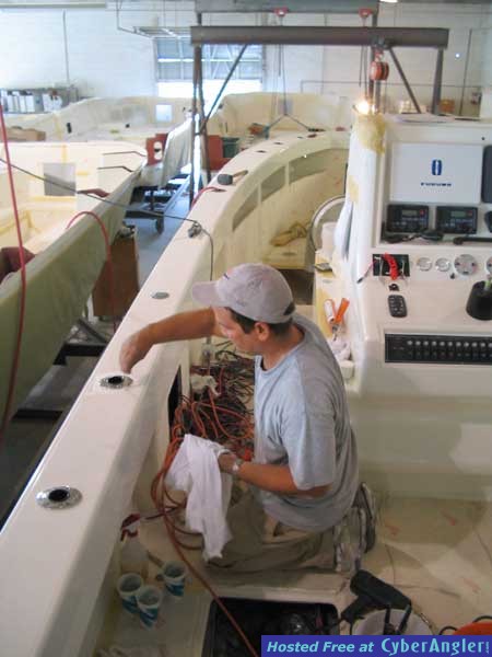 31' Seavee Under Construction