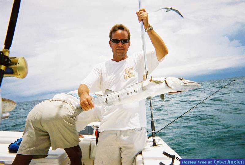 Todd with pet Baracuda