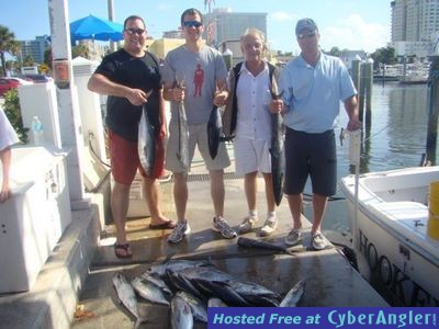 Aboard Hooked Up Sportfishing