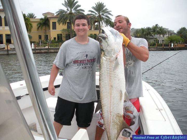 Tarpon caught in Fort Lauderdale Intracoastal