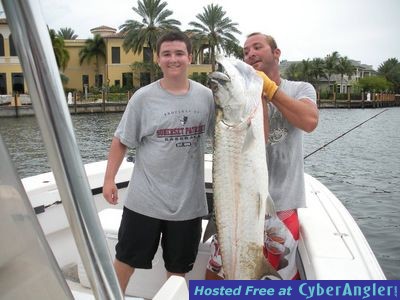 Tarpon caught in Fort Lauderdale Intracoastal