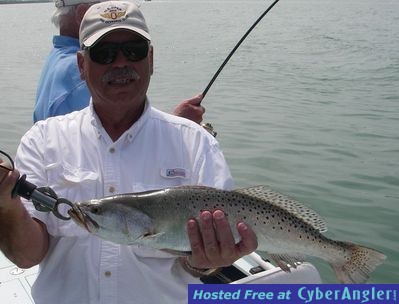 Big May sea trout in Naples, FL