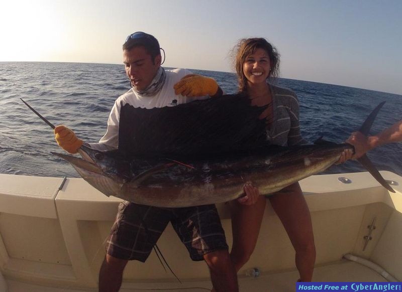 Margaux's First Sailfish
