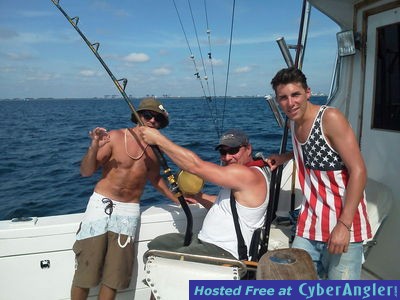 Hammerhead shark fishing