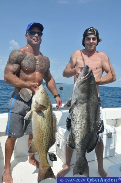 Big Groupers on DayMaker charters