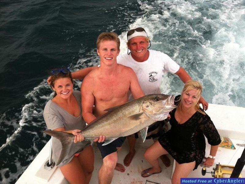 almaco jack caught fishing in Fort Lauderdale