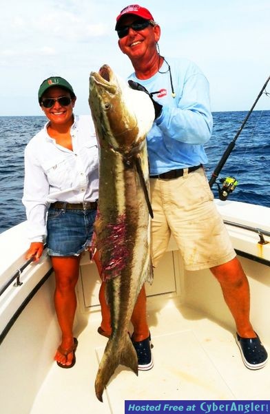 Jennifer w/60# Cobia