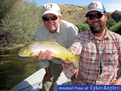 Bob Reynolds Beaverhead River hopper brown
