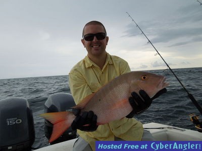Nick with Mutton Snapper