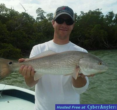 Naples redfish caught with Capt. Todd Geroy