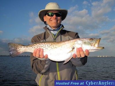 Kyle Ruffing's Sarasota Bay Grassett Flats Minnow fly 4-lb trout