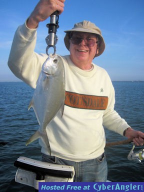 Walt Poxon Sarasota Bay CAL jig pompano