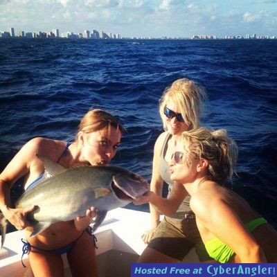 Hot day of fishing with Capt Ashley