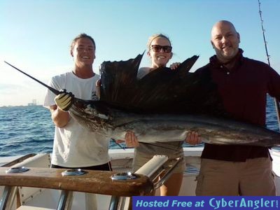 Sailfish caught in Ft Lauderdale