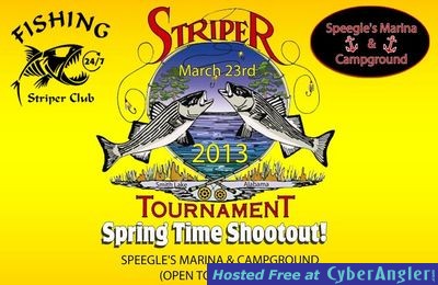 Striped Bass Tournament - Smith Lake, Alabama