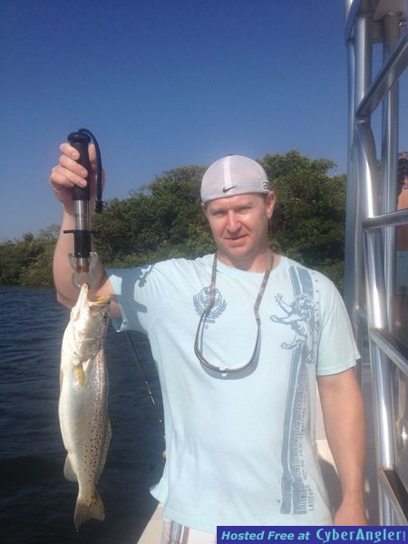 Brian with his big trout