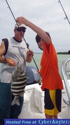 Sheephead Caught with Sea Gone Fishing