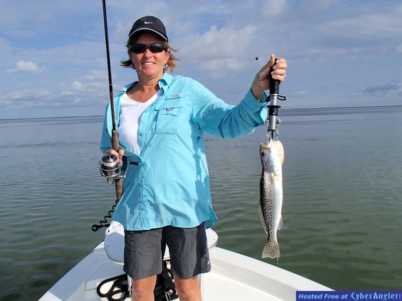 Lisa_n_sea_trout_in_Florida_Bay