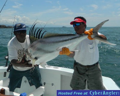 Big sailfish caught near Quepos Costa Rica
