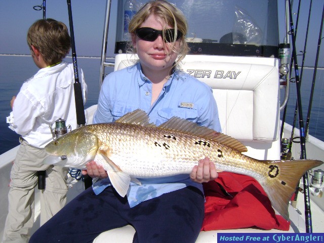 Check out Emily with ol-Spotty!!