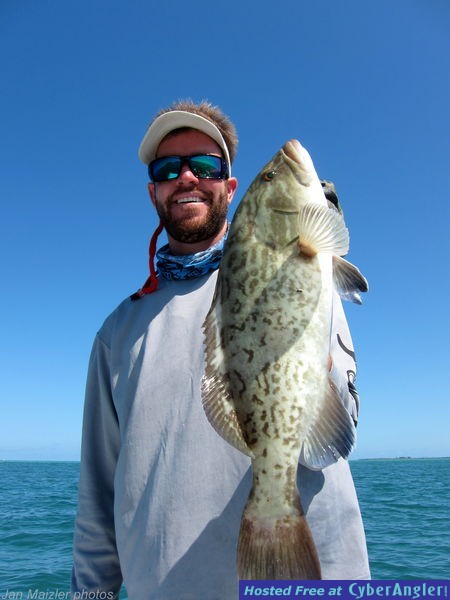 Flats Fishing with Captain Jason Stock