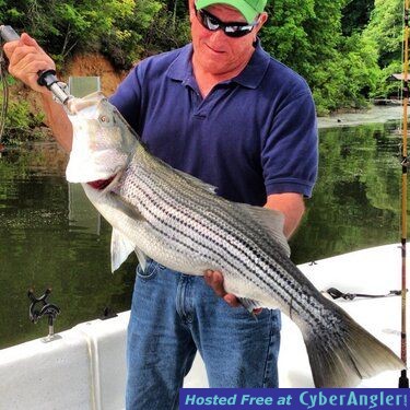 Fishing on Lake Lanier, GA