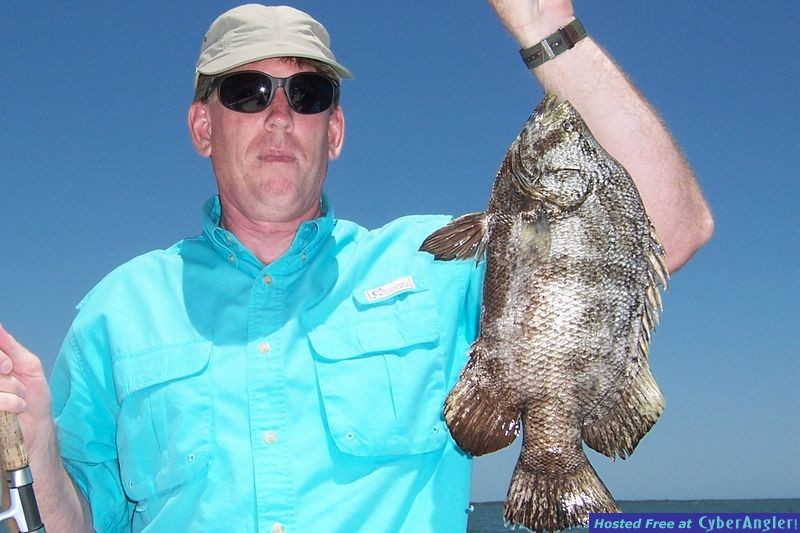 Pat Griggs with a tripletail