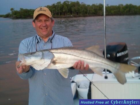 Summer 2013 snook with Capt. Todd Geroy