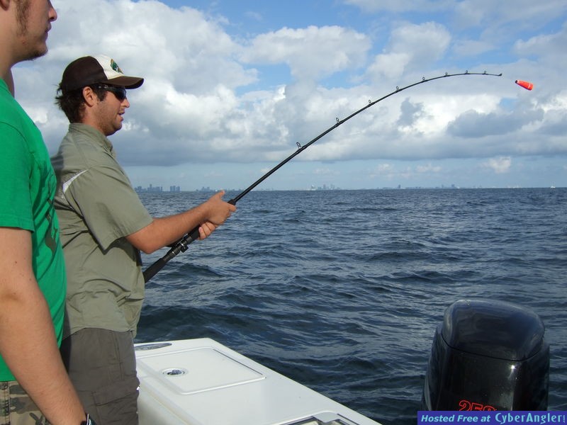 Jeff Fighting A Sailfish