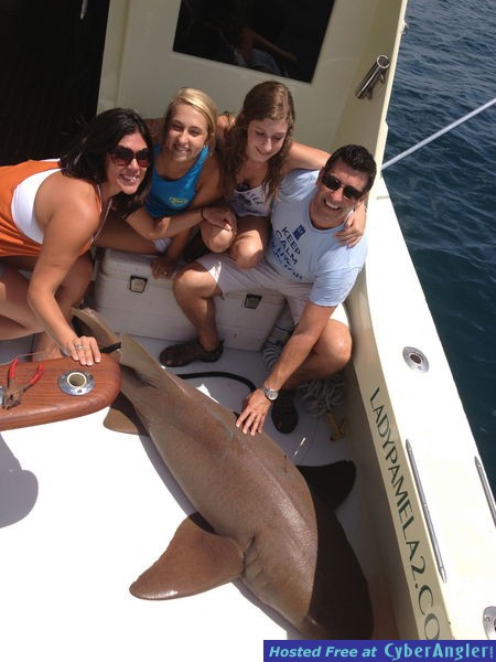Nurse shark with paul and his family