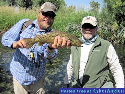 Capt. Rick Grassett Beaverhead River brown trout