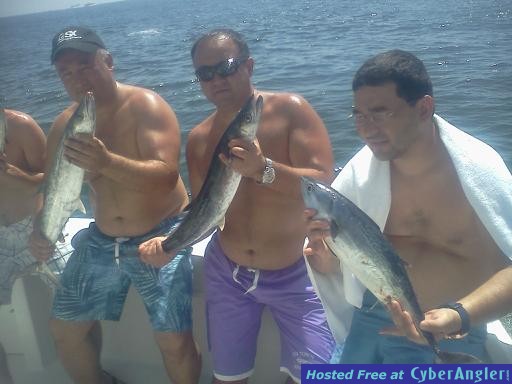 Fishing in Ft Lauderdale school Kingfish.