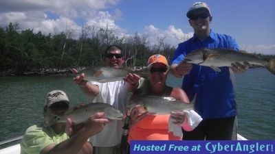 Redfish are on  fire in the 10,000 Islands