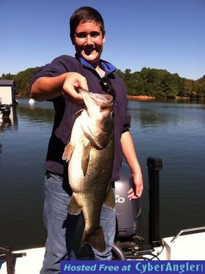 Fishing Lake Hartwell, GA