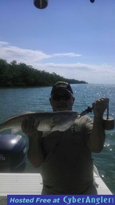 Sea Gone Customer Ray with Redfish