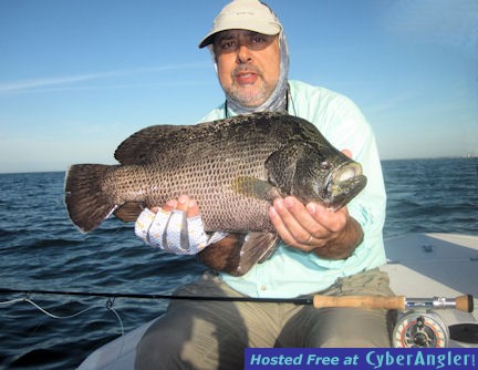 Patrice Camillieri Sarasota Grassett Flats Minnow fly tripletail