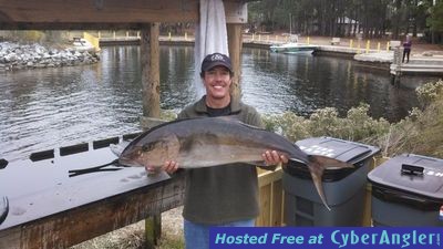 steve snowmen with a nice amberjack