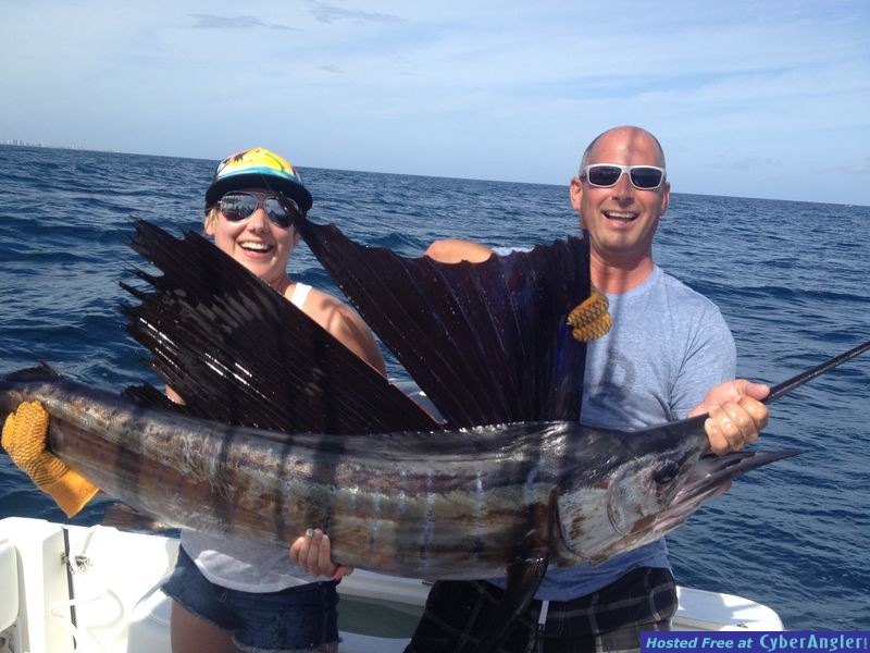 Fishing off Hillsboro Inlet