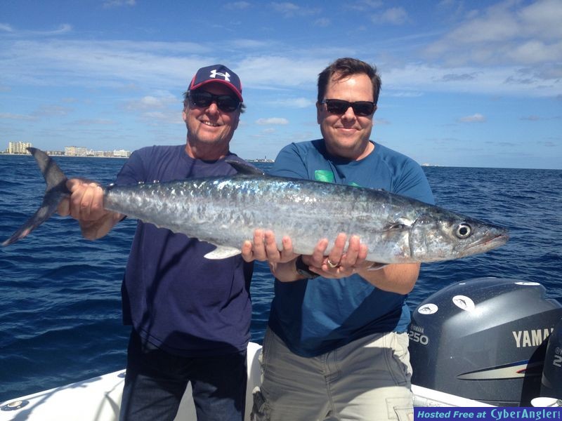 Fishing off Hillsboro Inlet