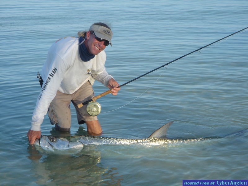 105# tarpon on fly in Aug.