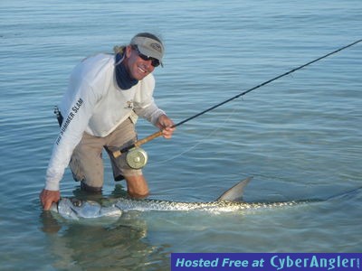 105# tarpon on fly in Aug.